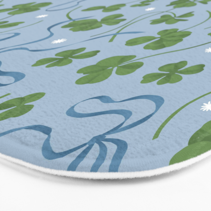 Clover Ribbon Bath Mat Gallery Image 3