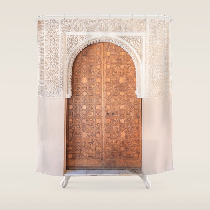 The Majesty of Alhambra, Granada Shower Curtain Gallery Image 1