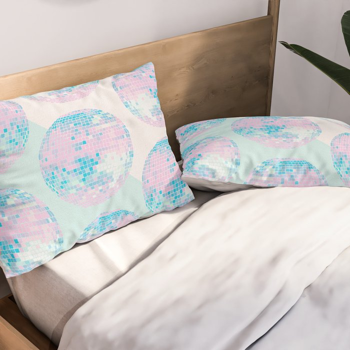Disco Ball â Pastel Pillow Sham Gallery Image 2