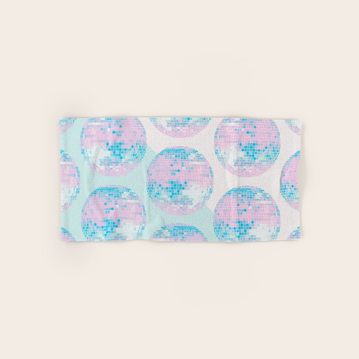 Disco Ball â Pastel Bath Towel Gallery Image 1