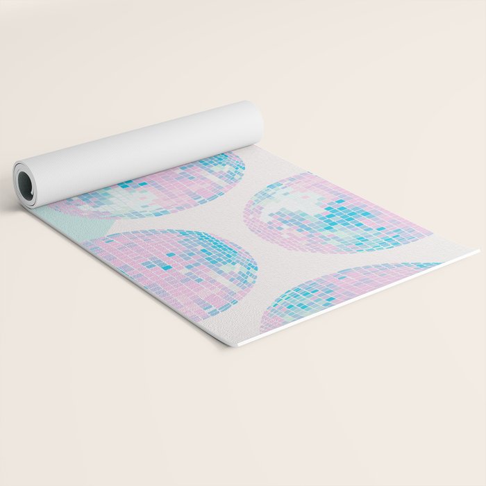 Disco Ball â Pastel Yoga Mat Gallery Image 2