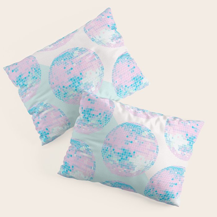 Disco Ball â Pastel Pillow Sham Gallery Image 1