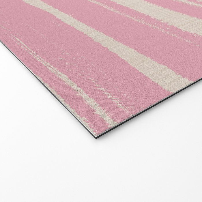 Blush Brushstrokes - Abstract Mid Century Modern Welcome Mat Gallery Image 2