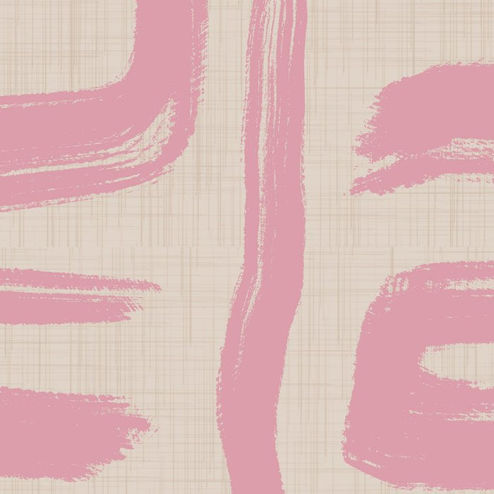 Blush Brushstrokes - Abstract Mid Century Modern Coffee Mug Gallery Image 2