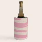 Blush Brushstrokes - Abstract Mid Century Modern Wine Chiller Gallery Image 2