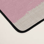 Blush Brushstrokes - Abstract Mid Century Modern Desk Mat Gallery Image 4