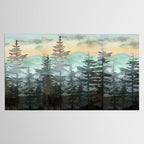 Pine Trees Tablecloth Gallery Image 2