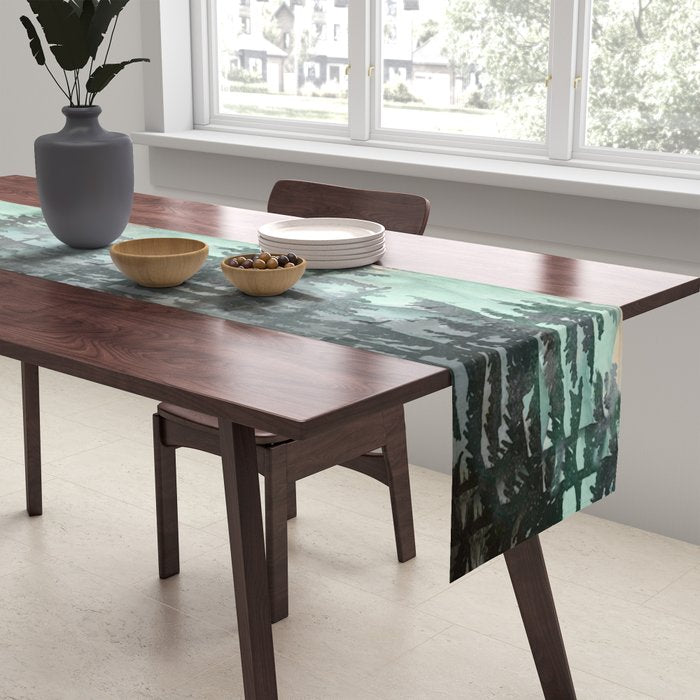 Pine Trees Table Runner Gallery Image 2