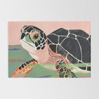 Cute Turtle  Rug Gallery Image 2