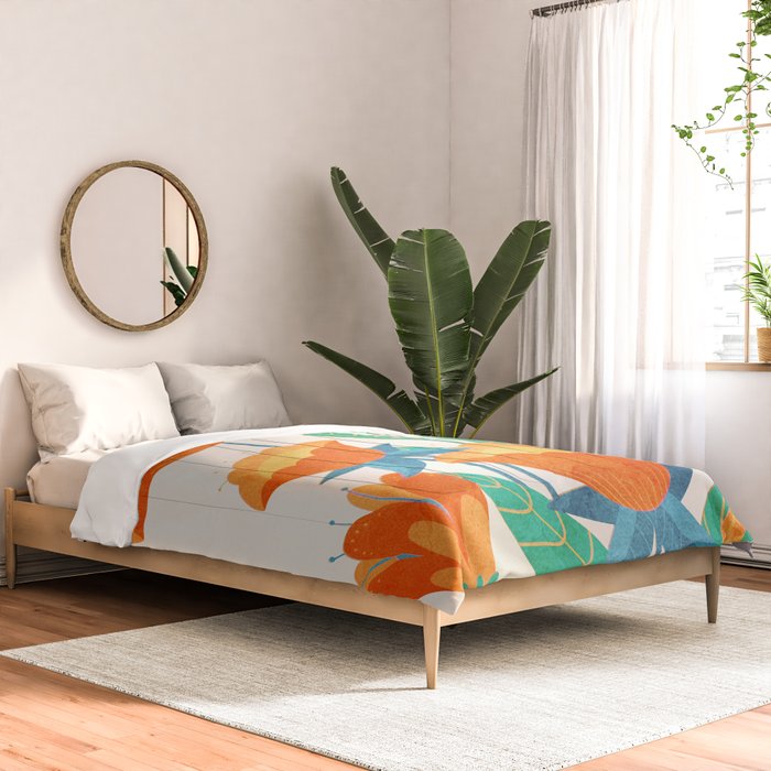 Summer Flowers I Comforter Gallery Image 2