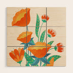 Summer Flowers I Wood Wall Art Gallery Image 1