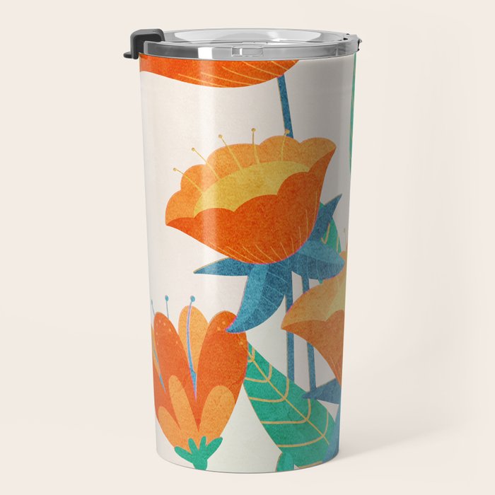 Summer Flowers I Travel Mug Gallery Image 3