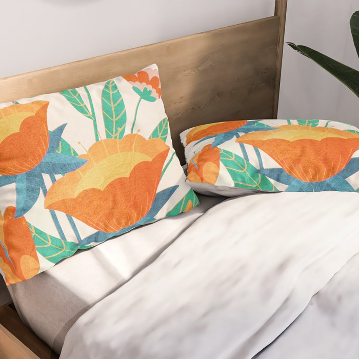 Summer Flowers I Pillow Sham Gallery Image 2