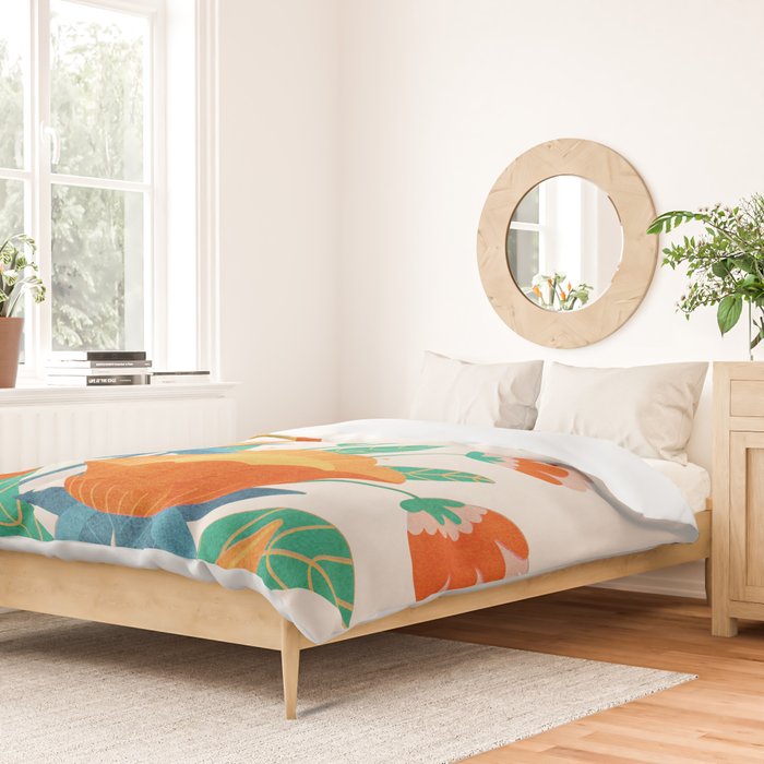 Summer Flowers I Duvet Cover Gallery Image 2