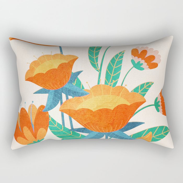 Summer Flowers I Rectangular Pillow Gallery Image 1