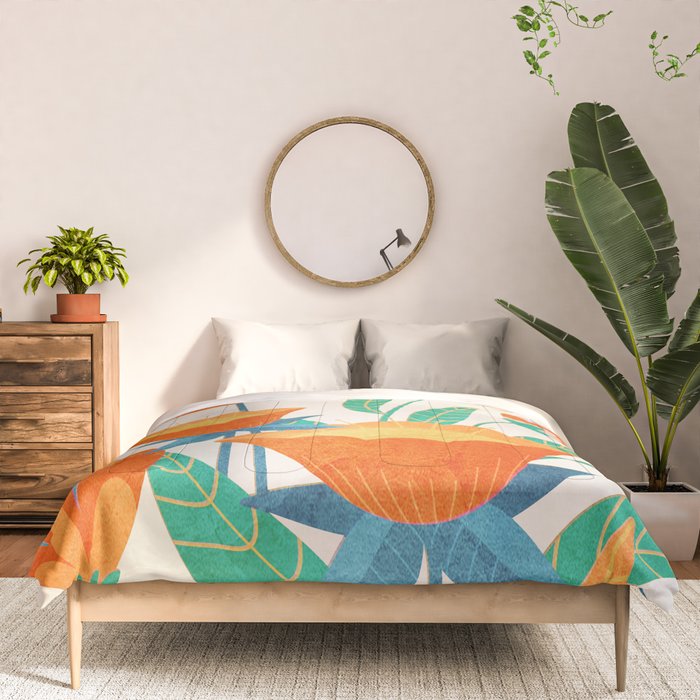 Summer Flowers I Comforter Gallery Image 3
