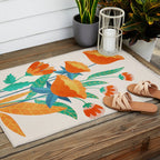 Summer Flowers I Outdoor Rug Gallery Image 2