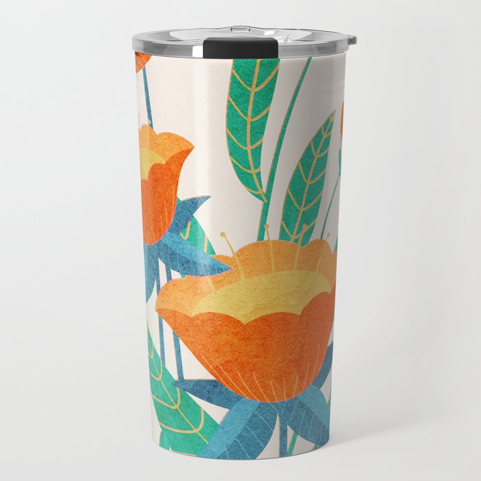 Summer Flowers I Travel Mug Gallery Image 1