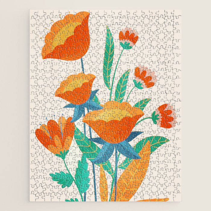 Summer Flowers I Jigsaw Puzzle Gallery Image 1