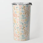 Rainbow Cheetahs and plants Travel Mug Gallery Image 2