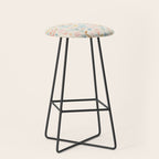 Rainbow Cheetahs and plants Stool Gallery Image 1