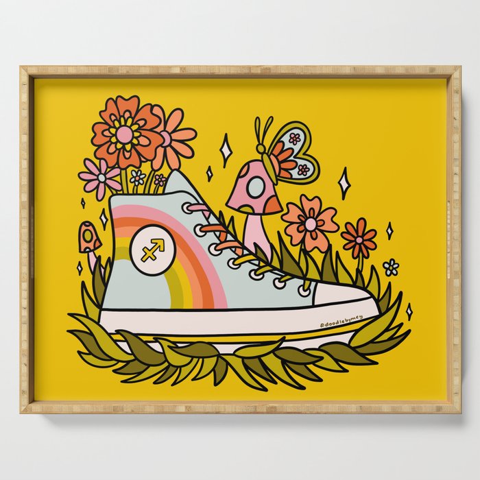 Sagittarius Sneaker Serving Tray Gallery Image 1