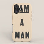 I am a Man Vintage Civil Rights Protest Poster, 1968 iPhone Case Gallery Image 1