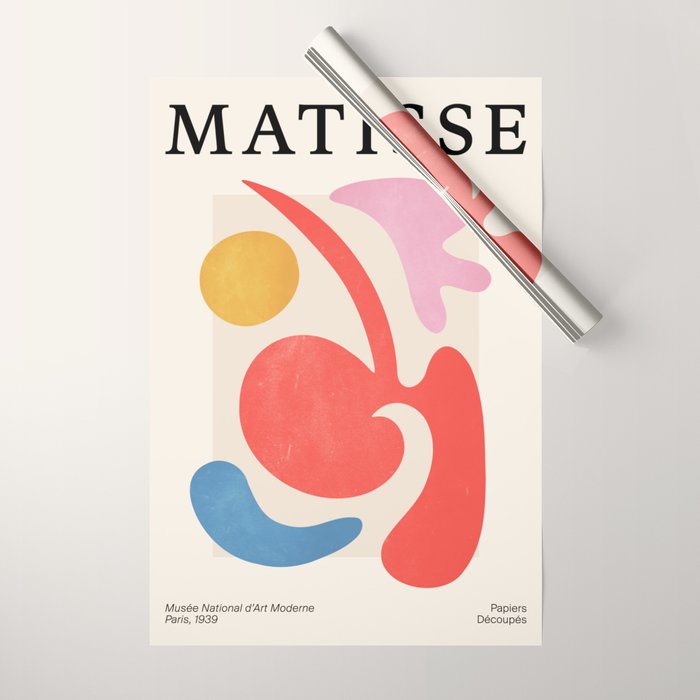 Abstract Shapes: Matisse Paper Cutouts III Wrapping Paper Gallery Image 1