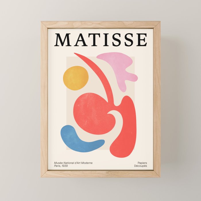 Abstract Shapes: Matisse Paper Cutouts III Mini Art Print Gallery Image 1