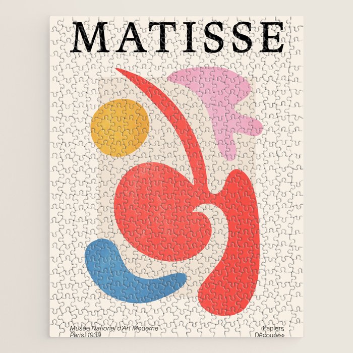 Abstract Shapes: Matisse Paper Cutouts III Jigsaw Puzzle Gallery Image 1