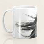 Wild Horse, Black and White Photography Coffee Mug Gallery Image 3