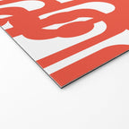 Mid Century Modern Loop Pattern in Burnt Orange Welcome Mat Gallery Image 2