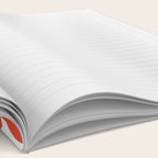 Mid Century Modern Loop Pattern in Burnt Orange Notebook Gallery Image 2