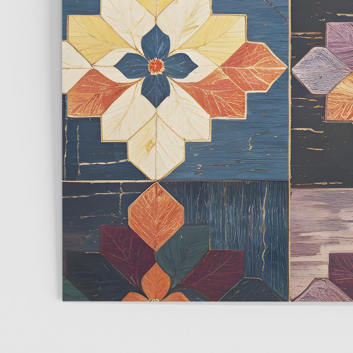 Amethyst Trail Patchwork Poster Gallery Image 3