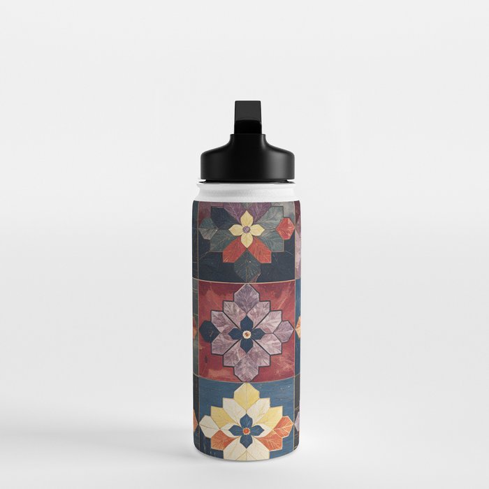 Amethyst Trail Patchwork Water Bottle Gallery Image 3