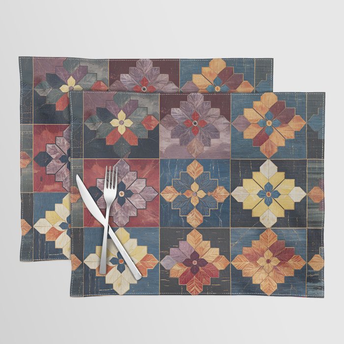 Amethyst Trail Patchwork Placemat Gallery Image 1