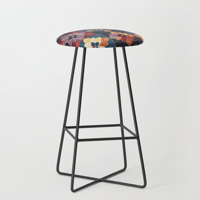 Amethyst Trail Patchwork Stool Gallery Image 1