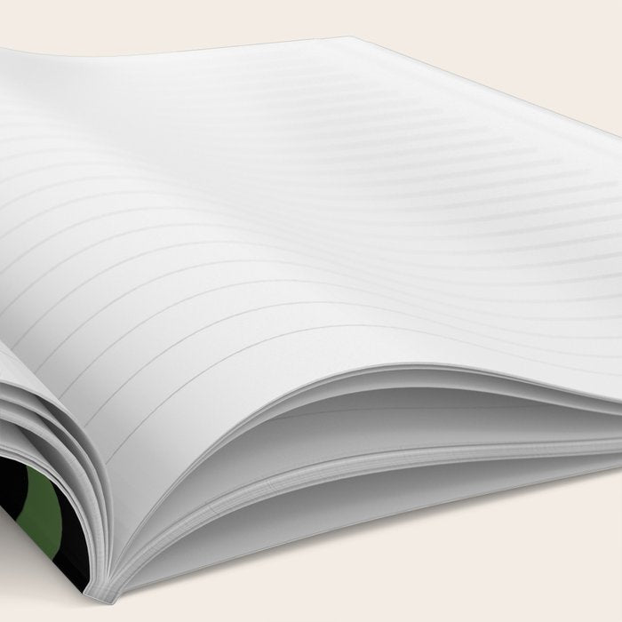 White flowers in black Notebook Gallery Image 2