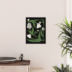 White flowers in black Poster Gallery Image 2