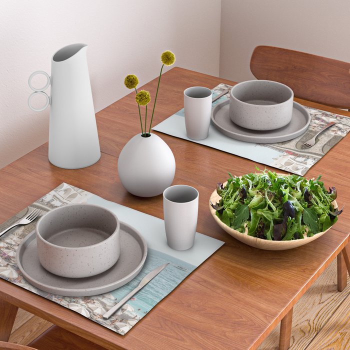 Marina Grande Beach Photo | Amalfi Coast Town In Italy Art Print | Summer Landscape Travel Photography Placemat Gallery Image 2