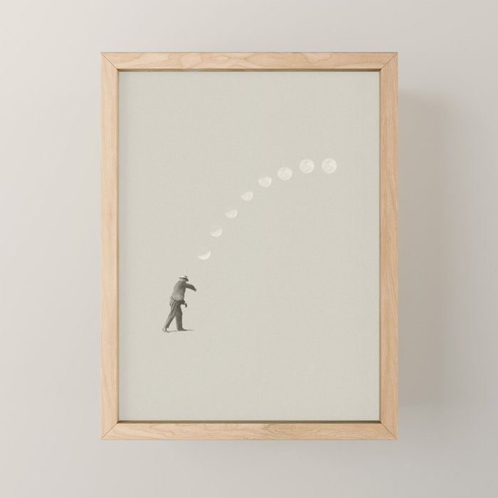 Moon cycle Mini Art Print Gallery Image 1