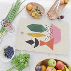 Yellow And Green Shards Cutting Board Gallery Image 2