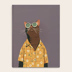 Cool Cat in Summer Shirt Notebook Gallery Image 4