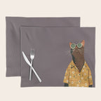 Cool Cat in Summer Shirt Placemat Gallery Image 1