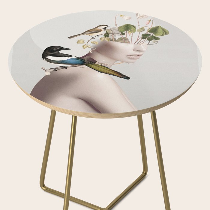 Lady with Birds 5 Side Table Gallery Image 2
