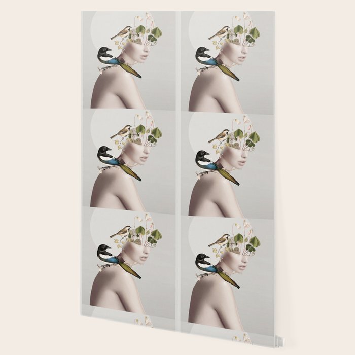 Lady with Birds 5 Wallpaper Gallery Image 2