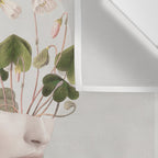 Lady with Birds 5 Wall Tapestry Gallery Image 3