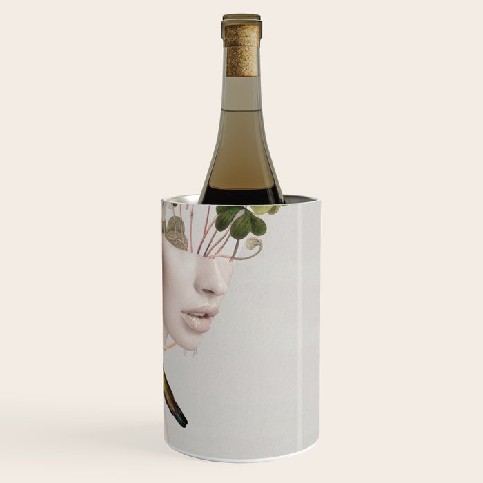 Lady with Birds 5 Wine Chiller Gallery Image 3