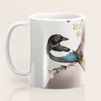 Lady with Birds 5 Coffee Mug Gallery Image 3