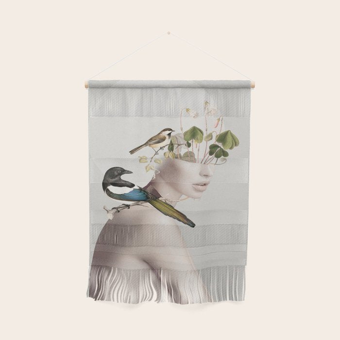 Lady with Birds 5 Wall Hanging Gallery Image 1